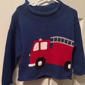 Claver 3T Firetruck Sweater